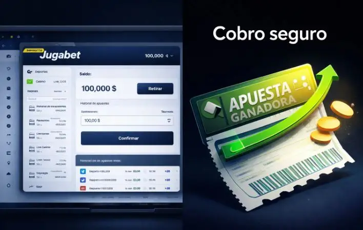 Cobro de apuestas y retiro de ganancias en JugaBet